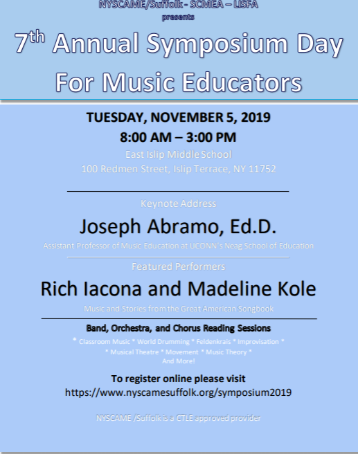 2019 Nyscamesuffolk Scmea And Lisfa Symposium Day - 